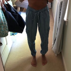 Light washed blue joggers